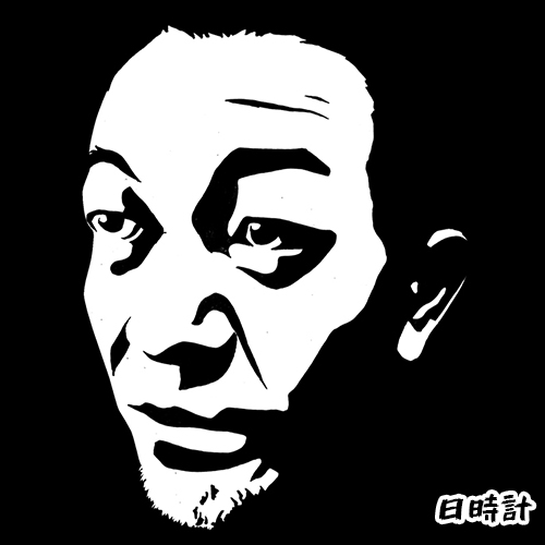 似顔絵：モノクロ似顔絵